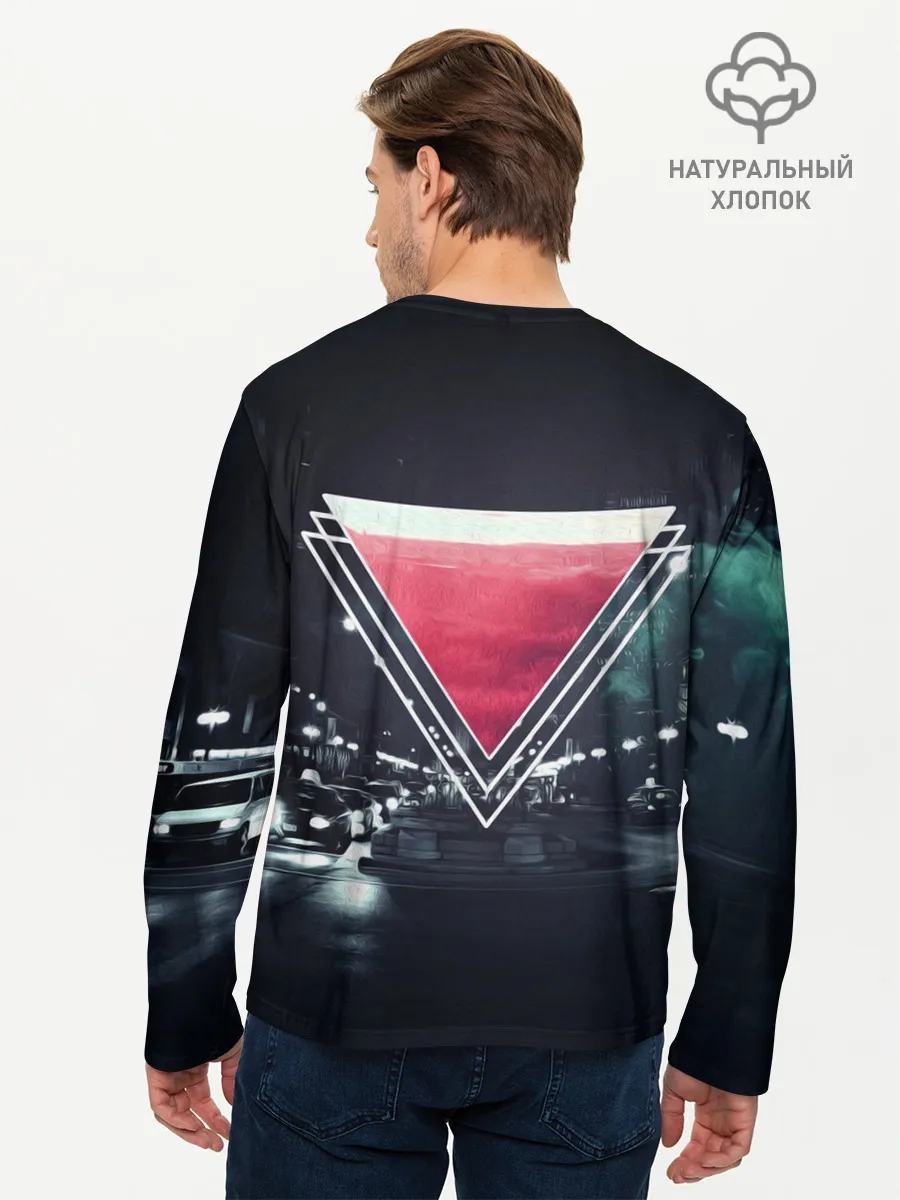 Мужской лонгслив базовый / MUSIC