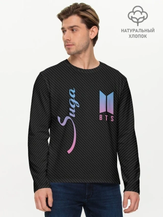 Мужской лонгслив базовый / BTS Suga