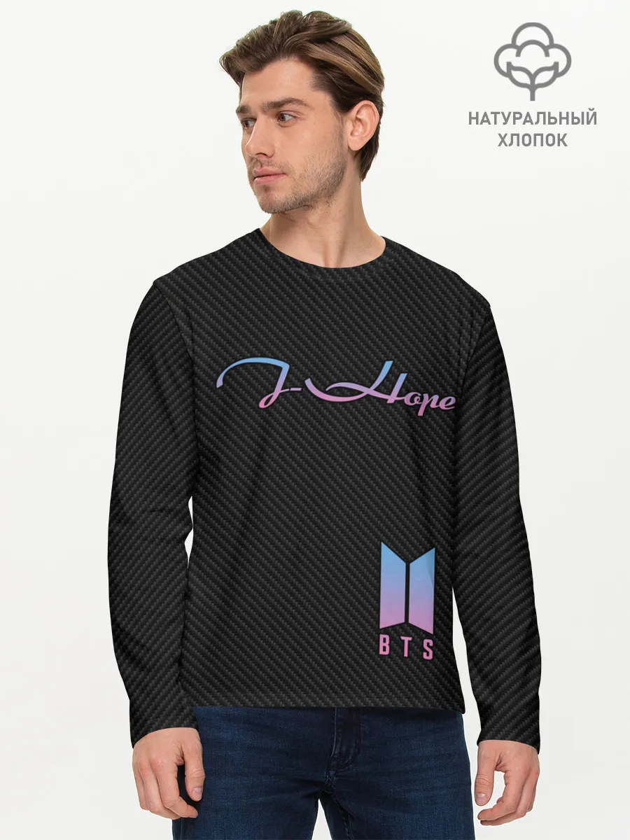 Мужской лонгслив базовый / BTS J-Hope
