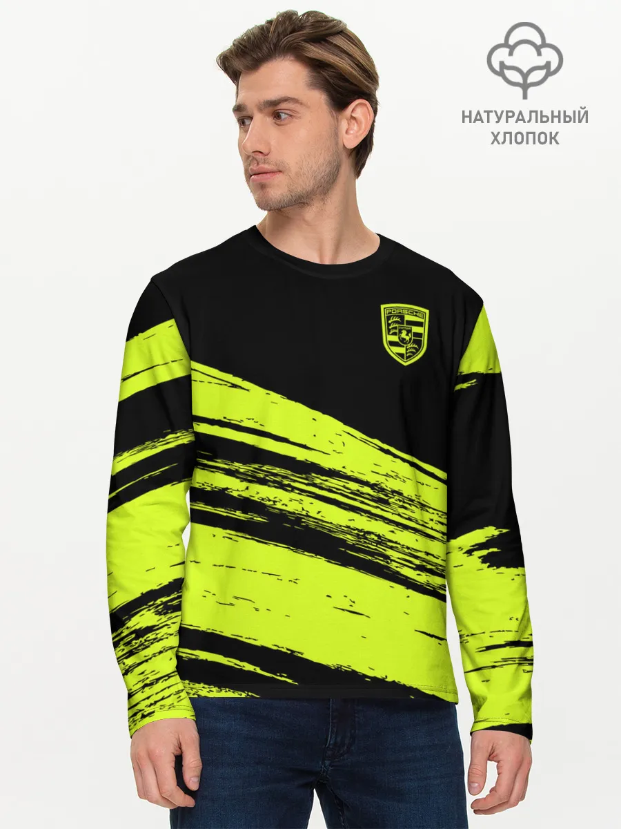 Мужской лонгслив базовый / Porsche