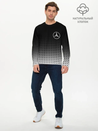 Мужской лонгслив базовый / Mercedes-Benz
