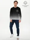 Мужской лонгслив базовый / Mercedes-Benz