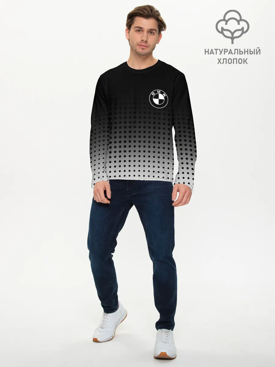 Мужской лонгслив базовый / BMW