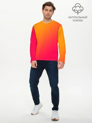 Мужской лонгслив базовый / ГРАДИЕНТ И НИЧЕГО ЛИШНЕГО