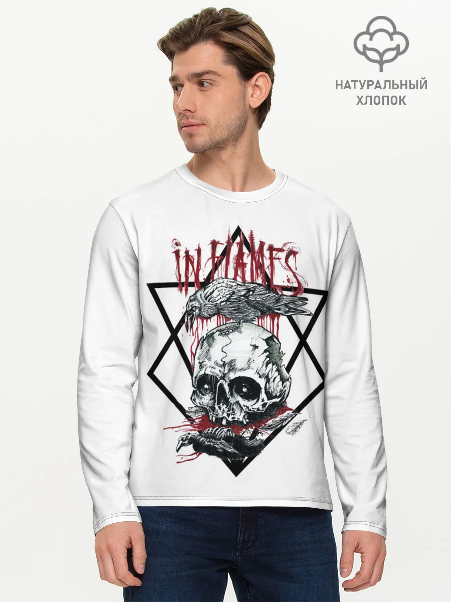 Мужской лонгслив базовый / In Flames