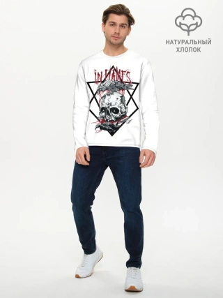 Мужской лонгслив базовый / In Flames