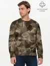 Мужской лонгслив базовый / СОВРЕМЕННЫЙ КАМУФЛЯЖ