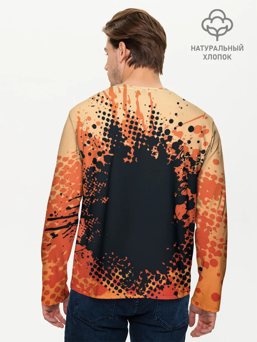 Мужской лонгслив базовый / Сталин