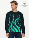Мужской лонгслив базовый / Щупальца осьминога