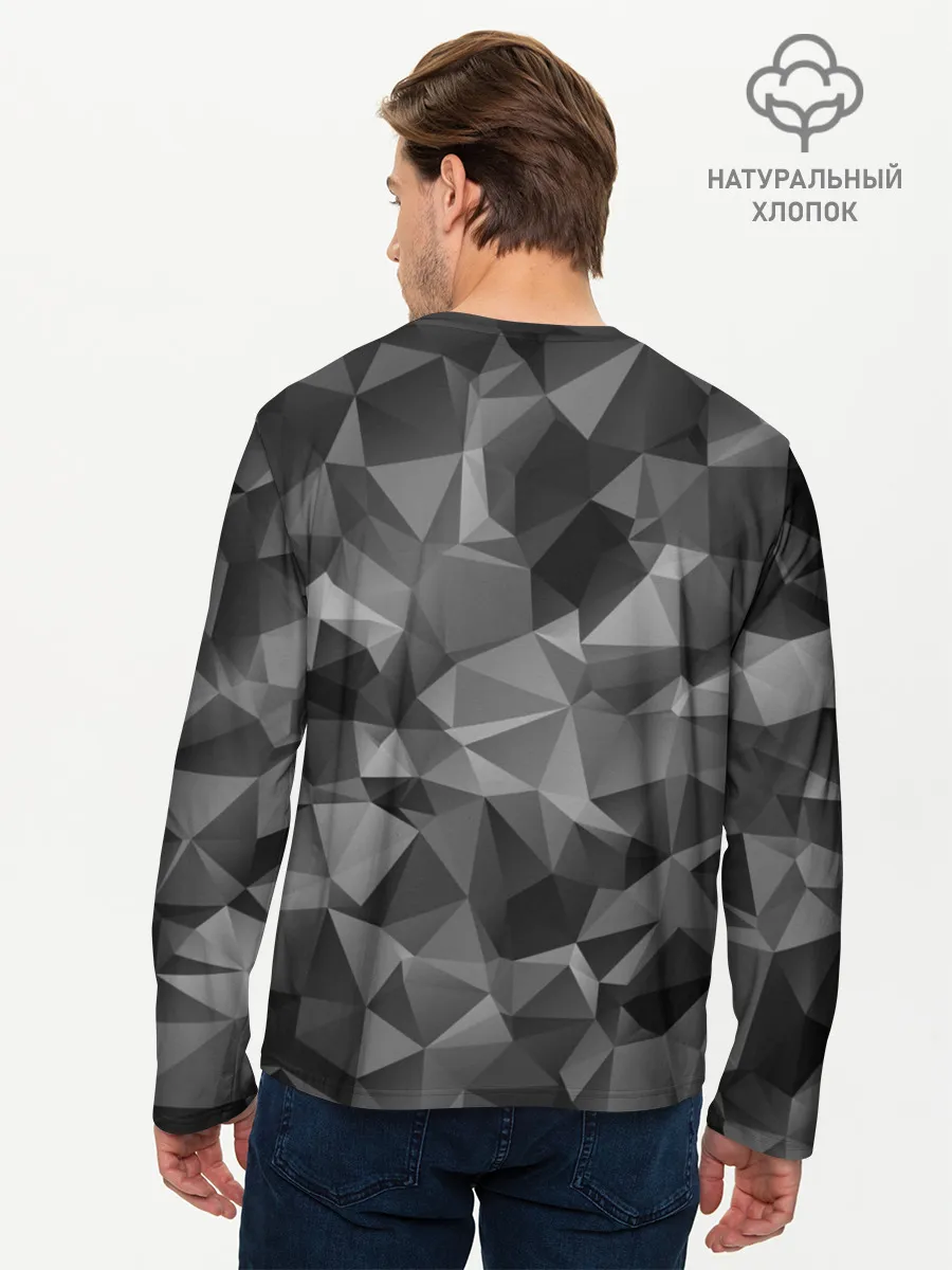 Мужской лонгслив базовый / СОВРЕМЕННЫЙ КАМУФЛЯЖ