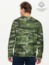Мужской лонгслив базовый / ВЯЗАННЫЙ КАМУФЛЯЖ