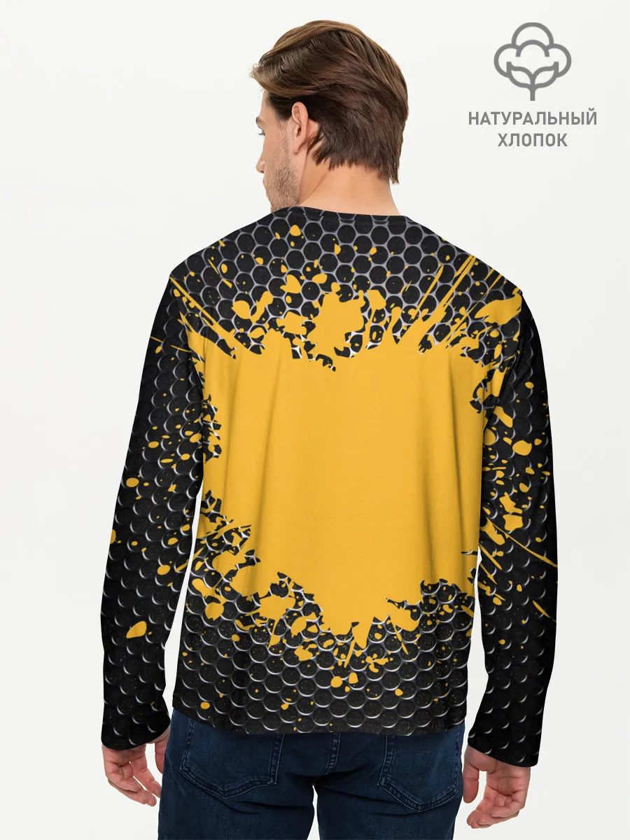 Мужской лонгслив базовый / mercedes