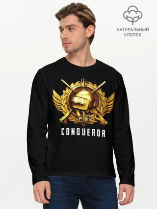 Мужской лонгслив базовый / Завоеватель PUBG