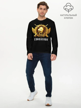 Мужской лонгслив базовый / Завоеватель PUBG