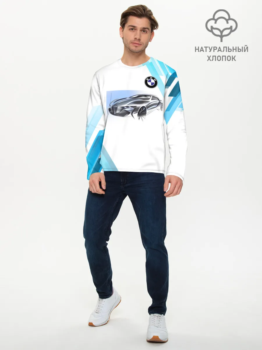 Мужской лонгслив базовый / BMW