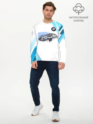 Мужской лонгслив базовый / BMW