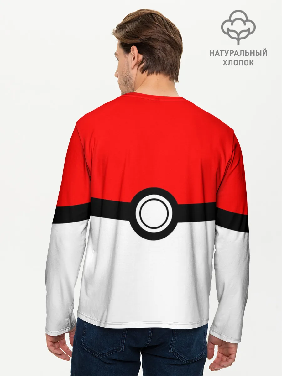 Мужской лонгслив базовый / Покебол