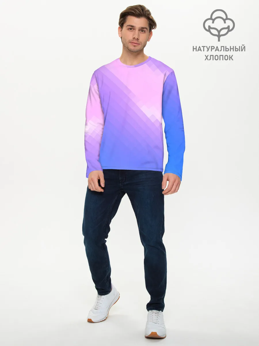 Мужской лонгслив базовый / Пикси