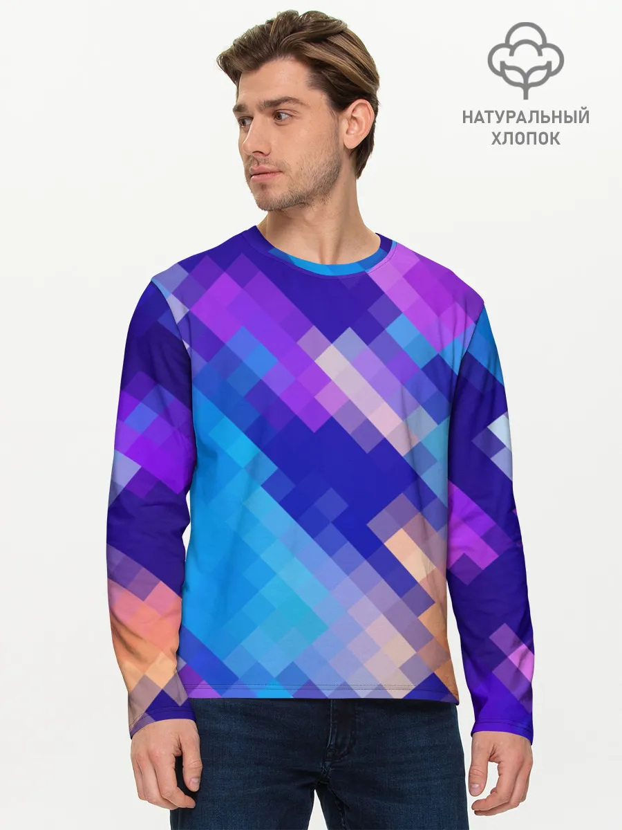 Мужской лонгслив базовый / Пикси