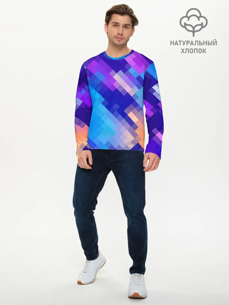 Мужской лонгслив базовый / Пикси