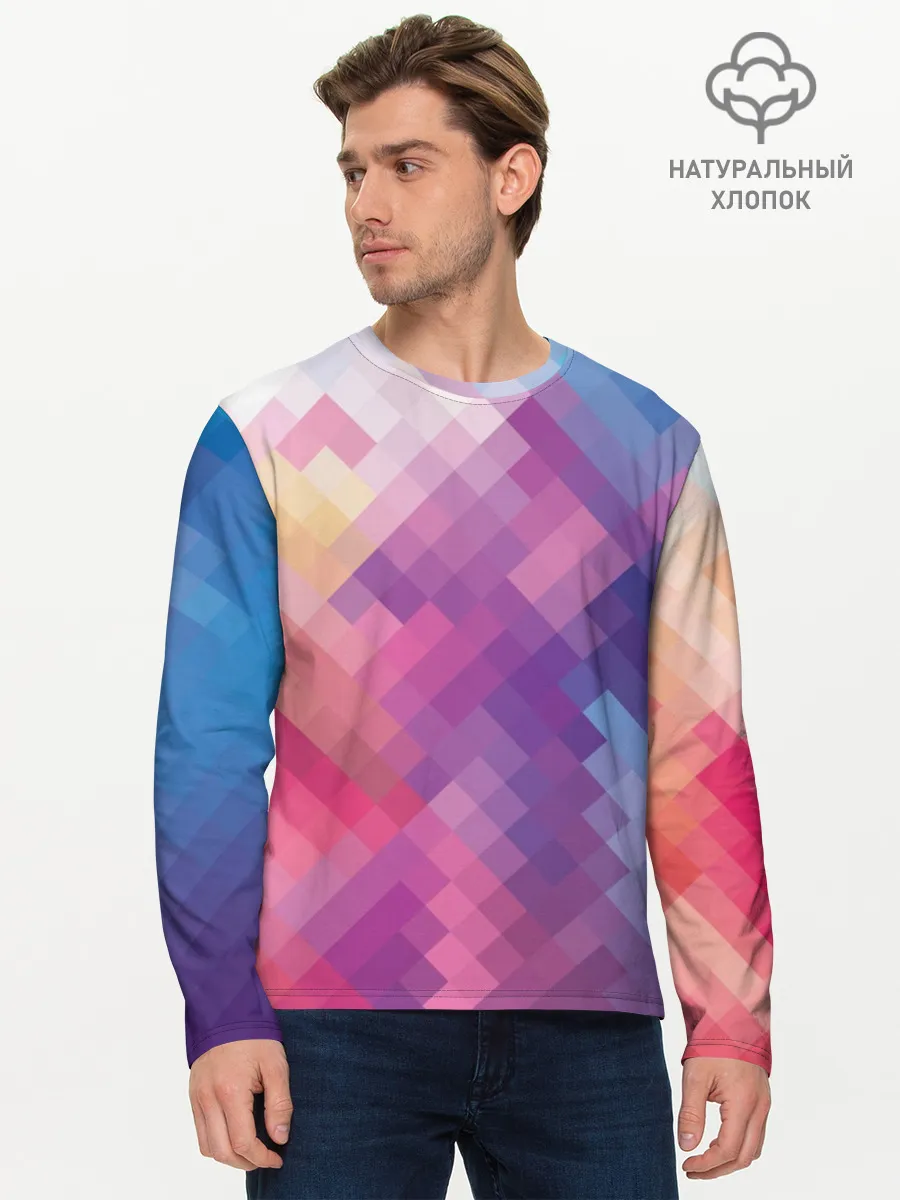 Мужской лонгслив базовый / Пикси