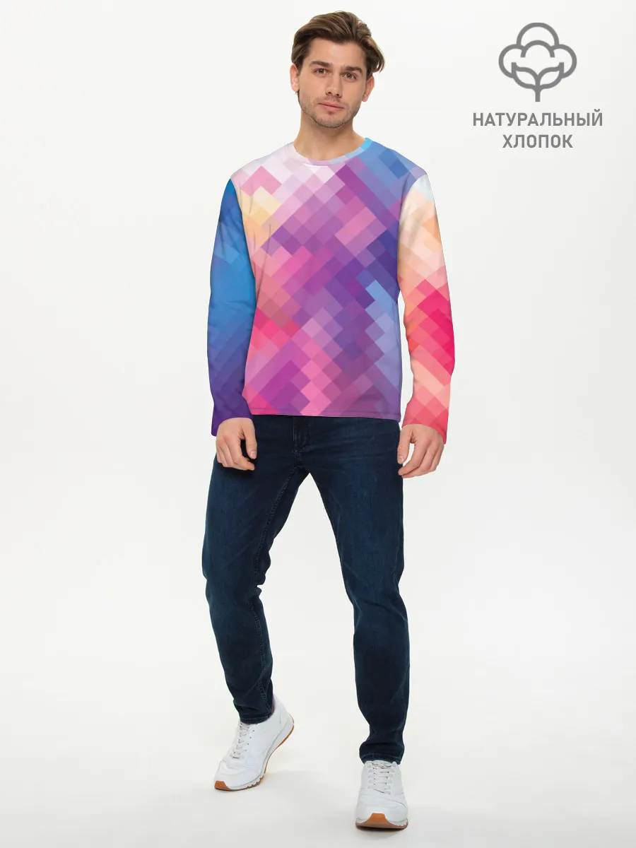 Мужской лонгслив базовый / Пикси