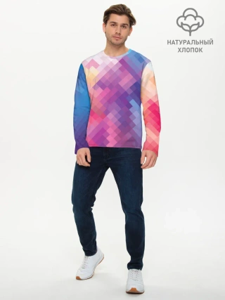 Мужской лонгслив базовый / Пикси