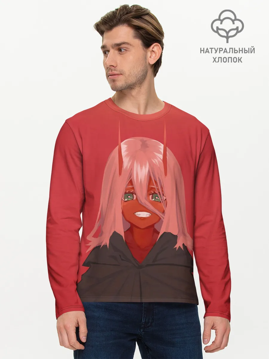 Мужской лонгслив базовый / LITTLE DEVIL