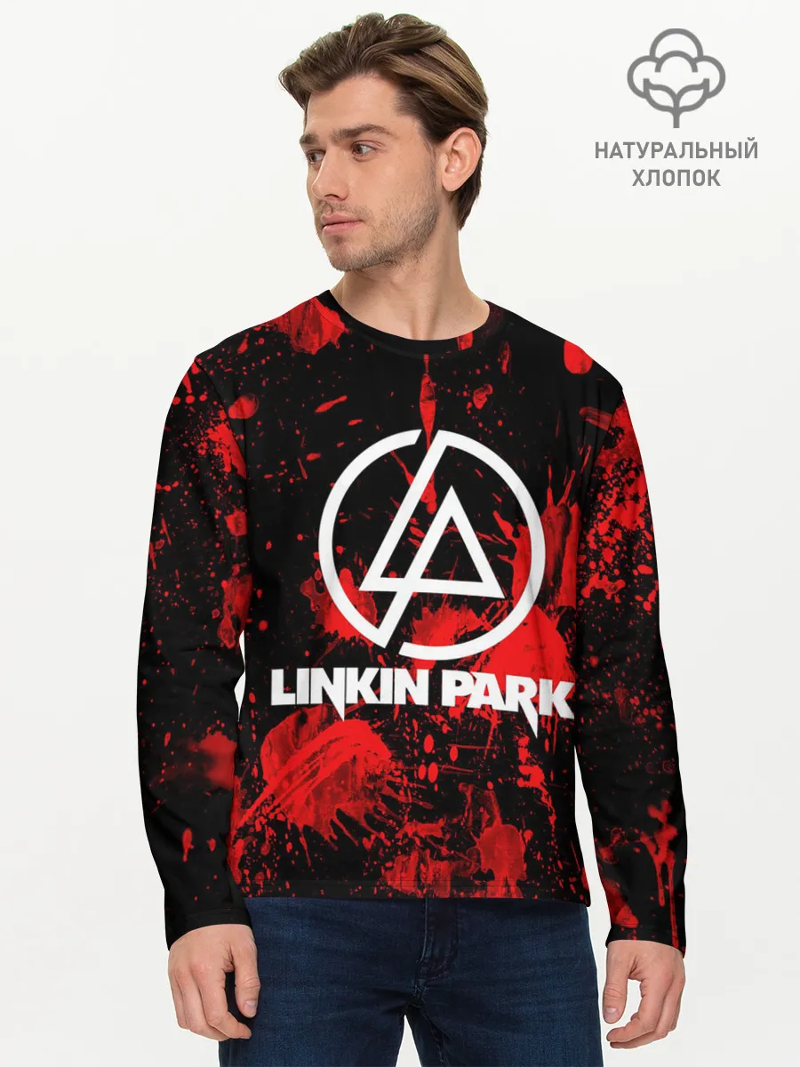 Мужской лонгслив базовый / Linkin Park