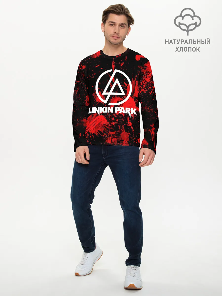 Мужской лонгслив базовый / Linkin Park