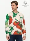 Мужской лонгслив базовый / Летние овощи