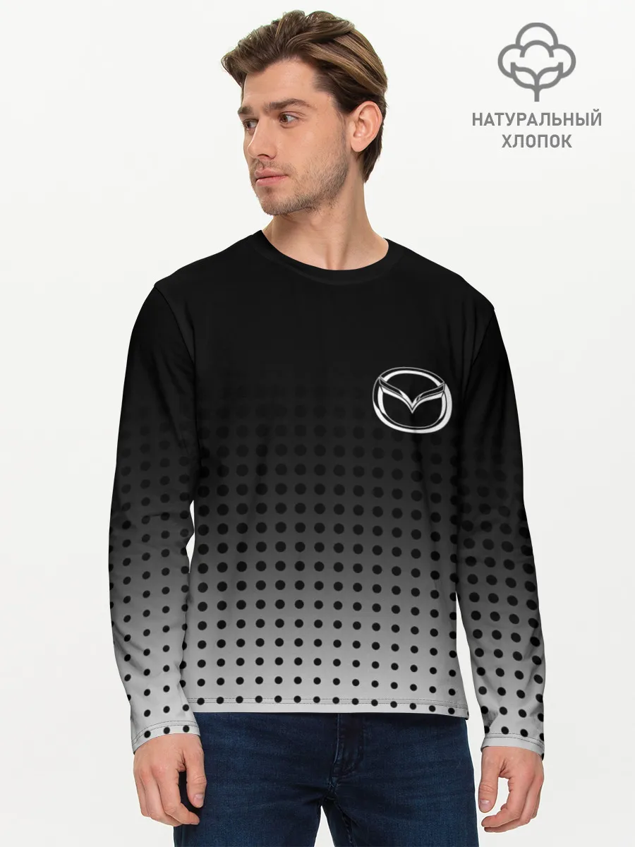 Мужской лонгслив базовый / Mazda