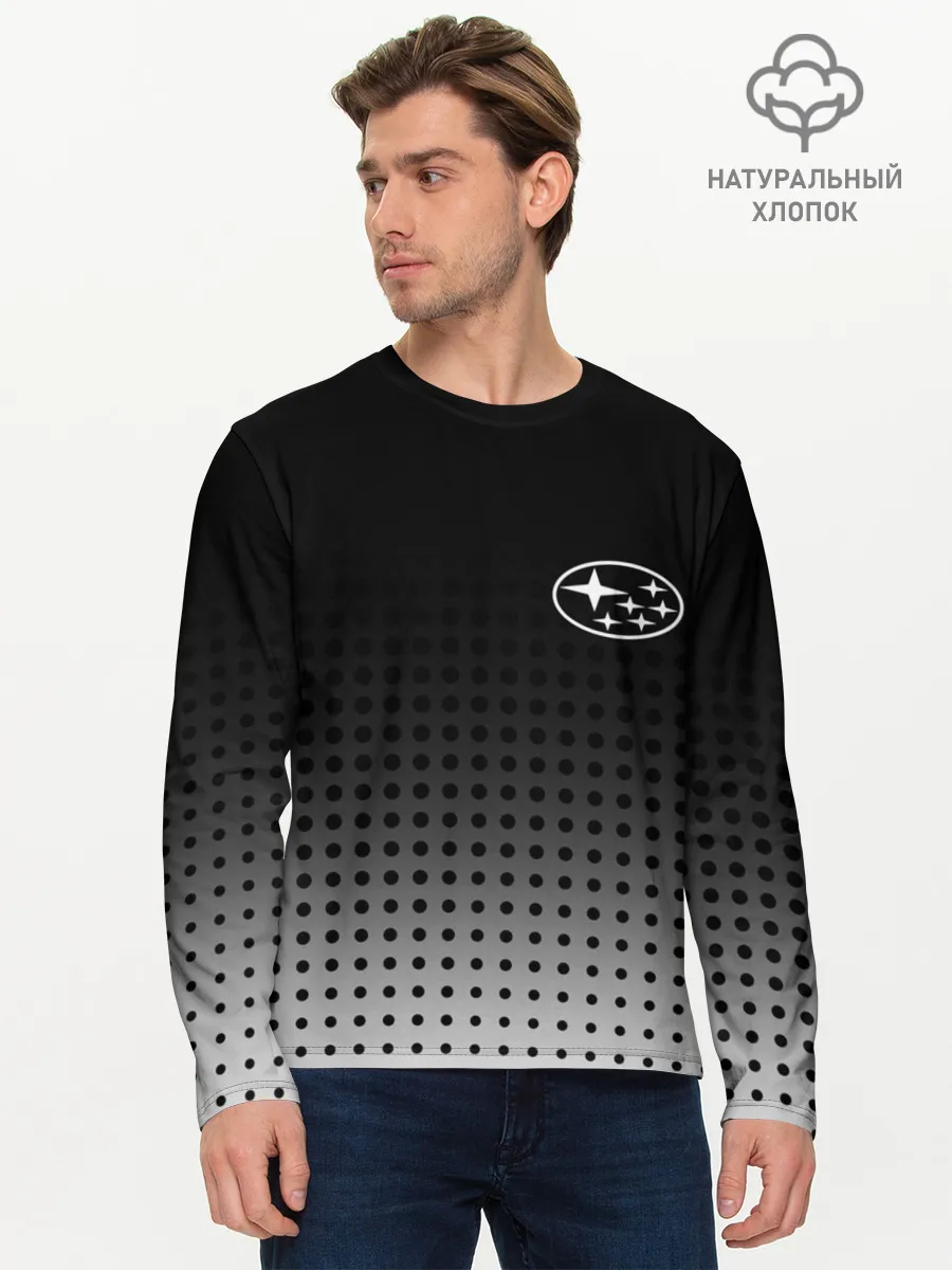 Мужской лонгслив базовый / Subaru