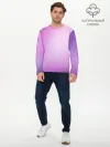 Мужской лонгслив базовый / Нежный фиолет