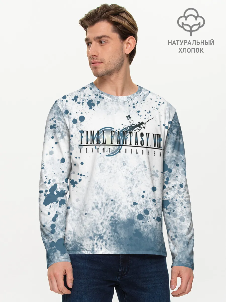 Мужской лонгслив базовый / Final Fantasy VII Remake