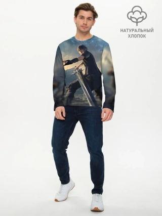 Мужской лонгслив базовый / Final Fantasy
