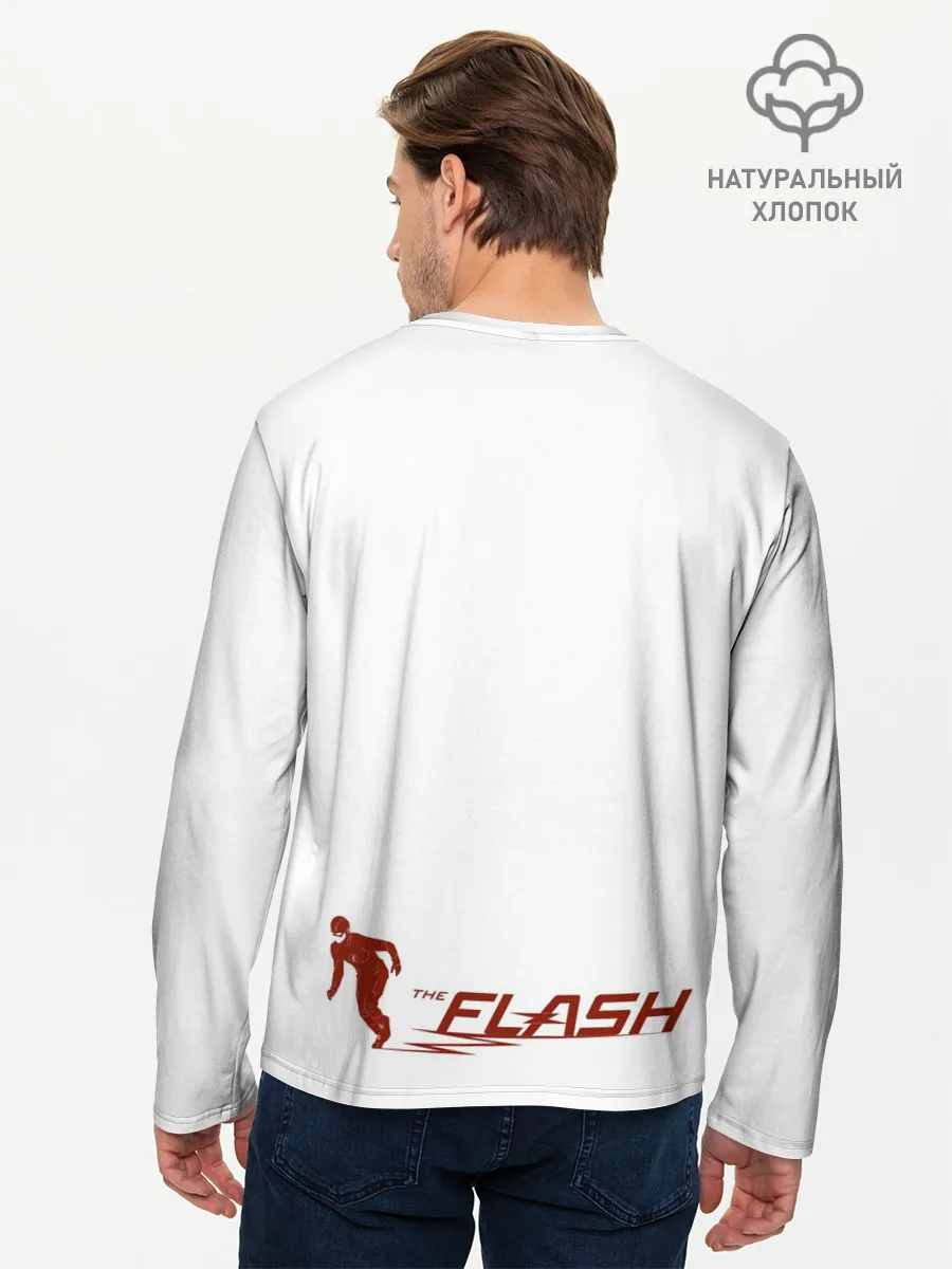 Мужской лонгслив базовый / The Flash