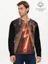 Мужской лонгслив базовый / The Flash