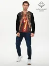 Мужской лонгслив базовый / The Flash