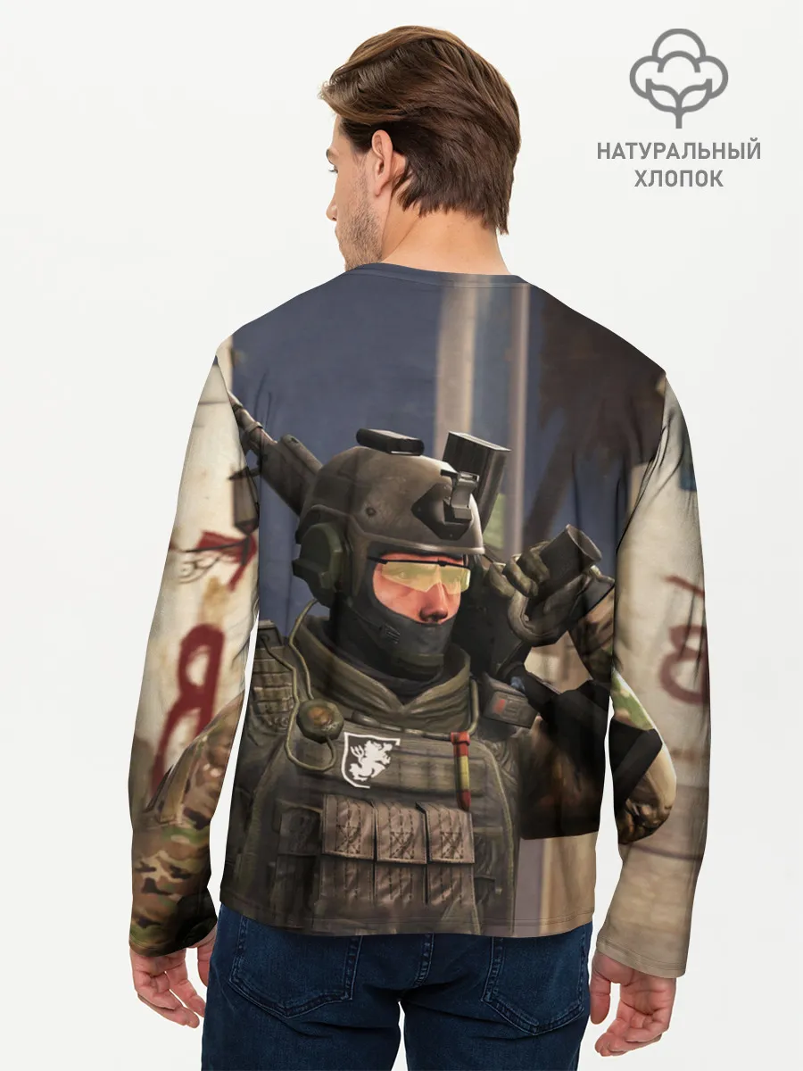 Мужской лонгслив базовый / CS:GO