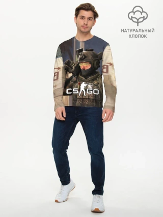 Мужской лонгслив базовый / CS:GO