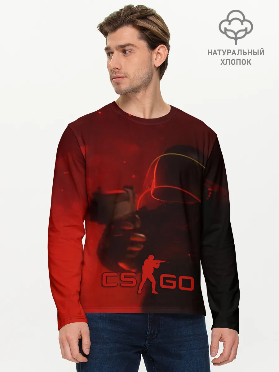 Мужской лонгслив базовый / CS:GO