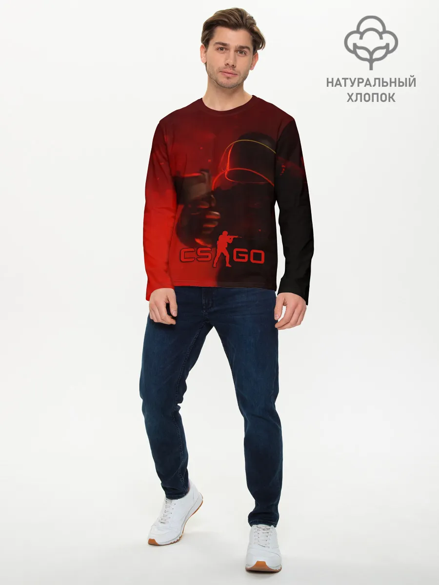 Мужской лонгслив базовый / CS:GO
