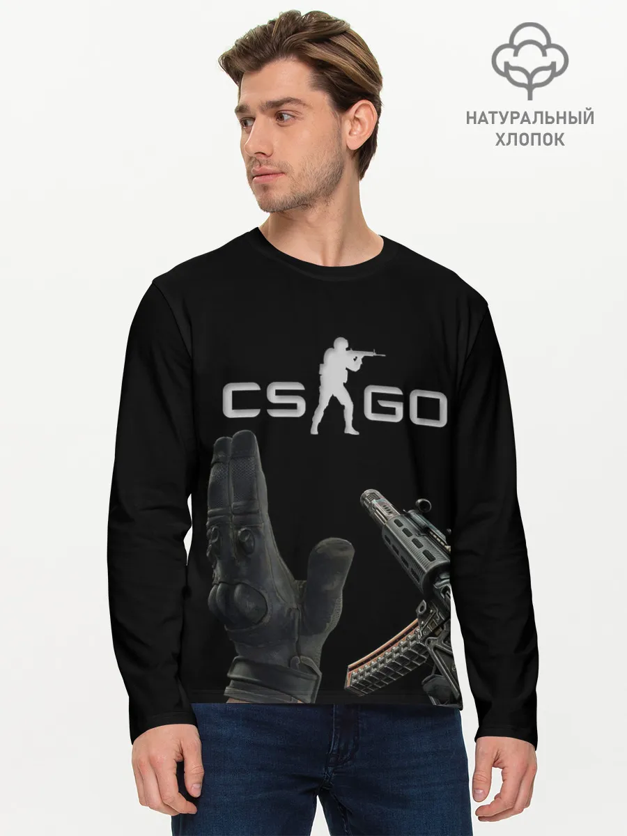 Мужской лонгслив базовый / CS:GO