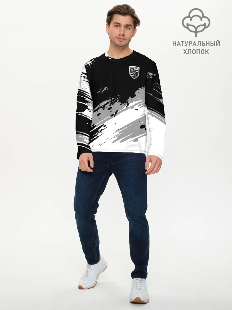 Мужской лонгслив базовый / Porsche