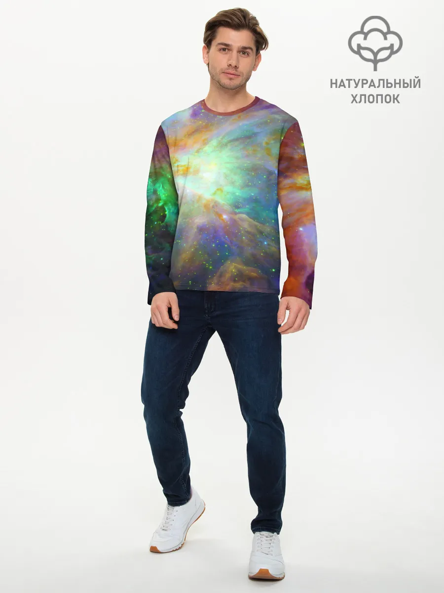 Мужской лонгслив базовый / The Heart of Orion