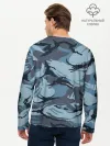 Мужской лонгслив базовый / Камуфляж Полиции