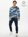 Мужской лонгслив базовый / Камуфляж Полиции