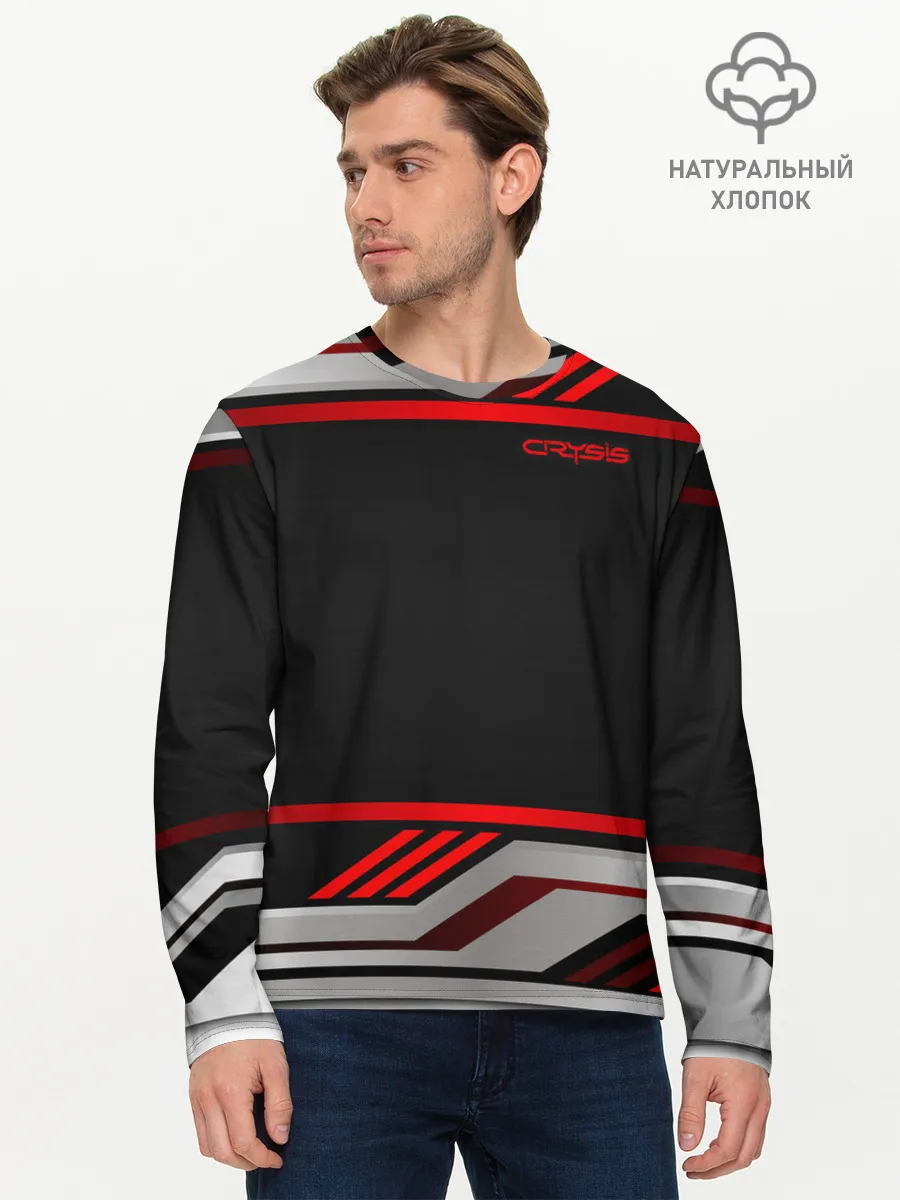 Мужской лонгслив базовый / Crysis