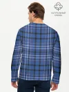 Мужской лонгслив базовый / Шотландка | Tartan